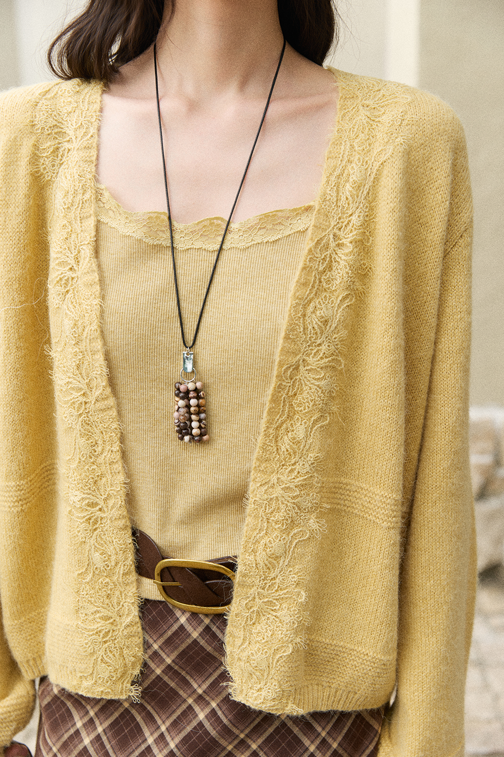Knit Shirt and Camisole Sold Separately