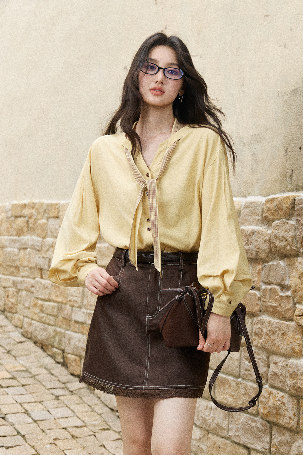 Blouses+Ribbon for Women