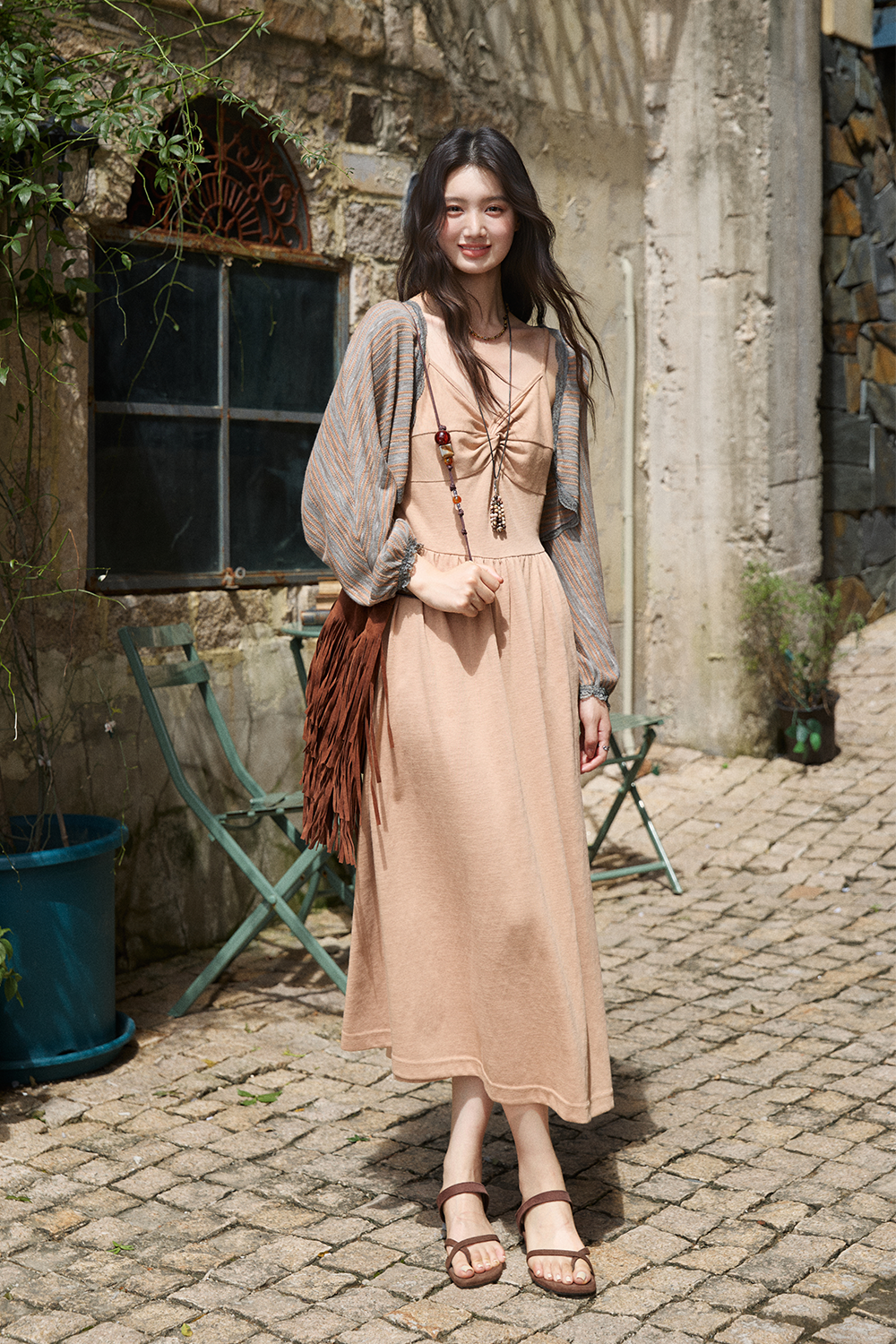 Dress and Cardigan Set for Women