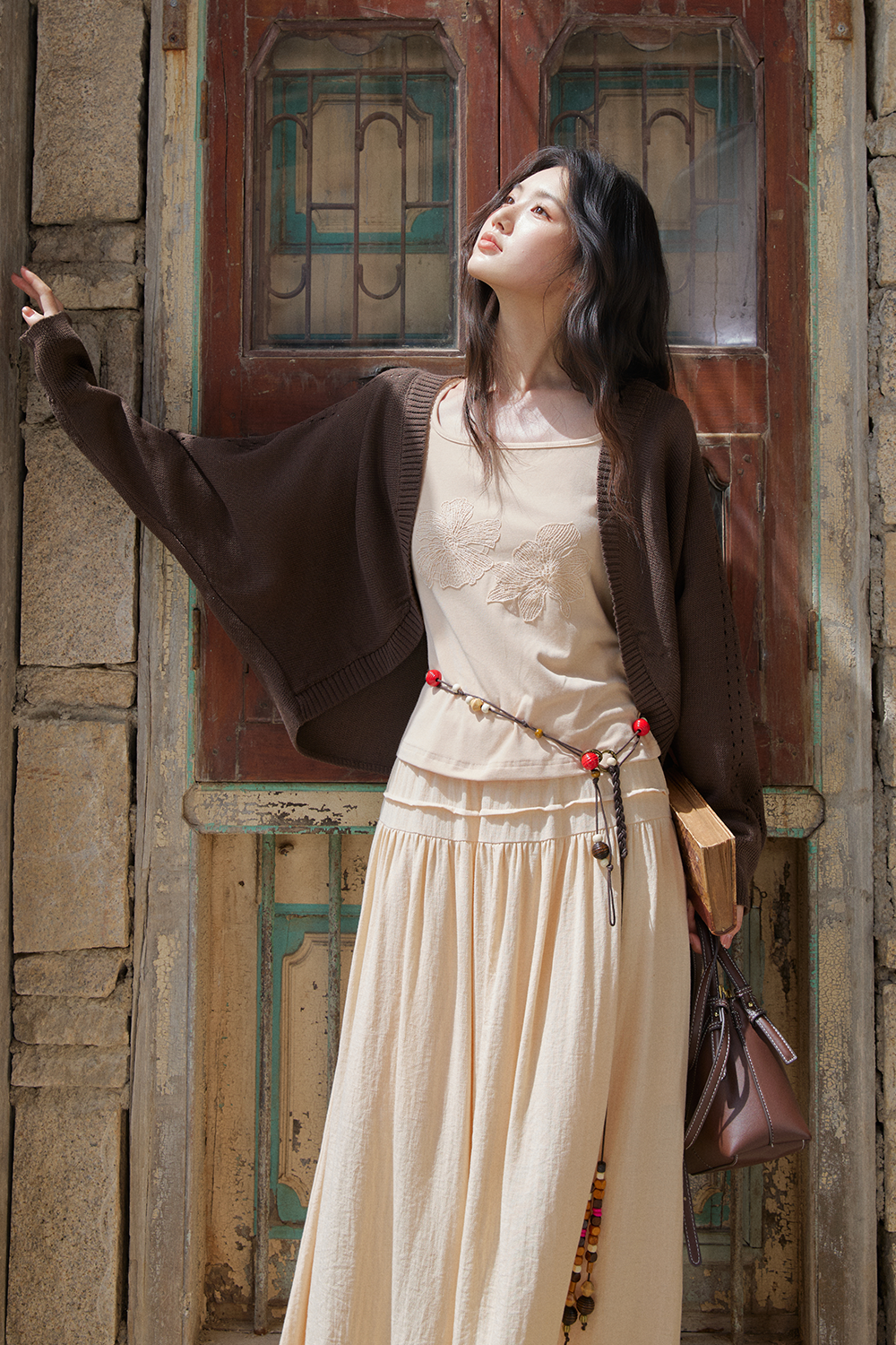 Knitshirt and Skirt Set Sold Separately