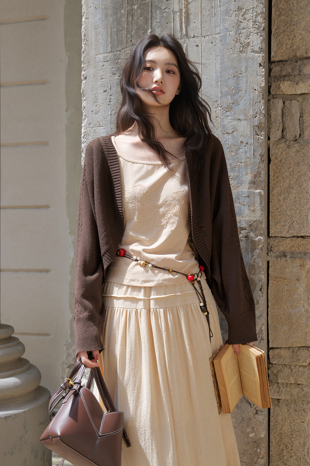 Knitshirt and Skirt Set Sold Separately