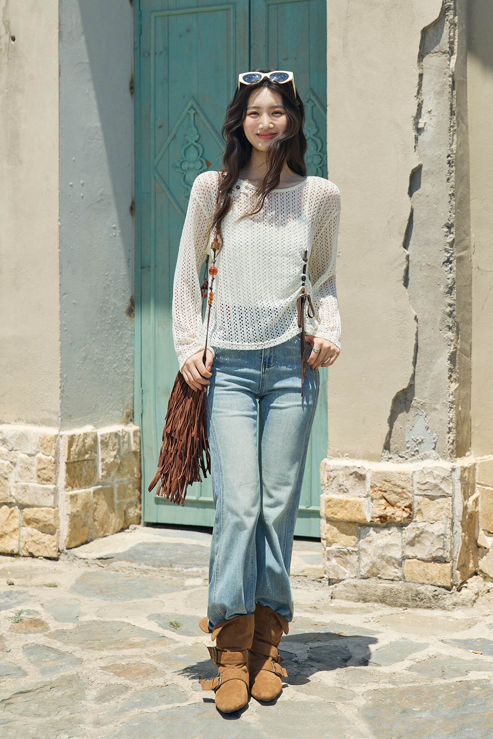 Knit Shirt+Camisole for Women