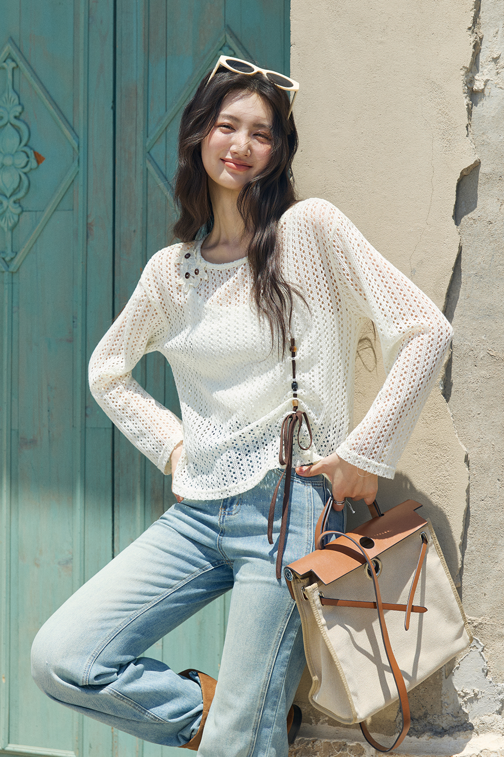Knit Shirt+Camisole for Women