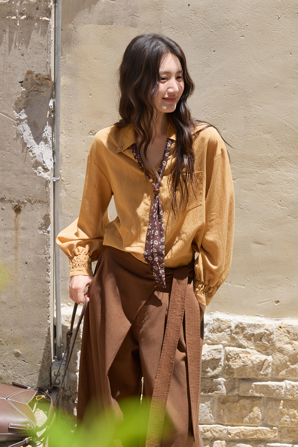 Shirts+Silk Scarf for Women