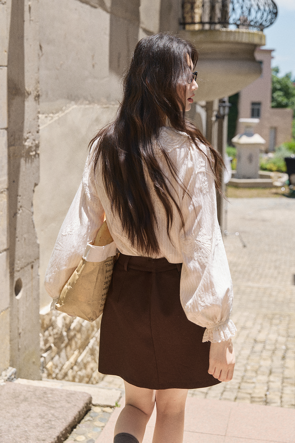 เสื้อเชิ้ต+เข็มขัด สำหรับผู้หญิง