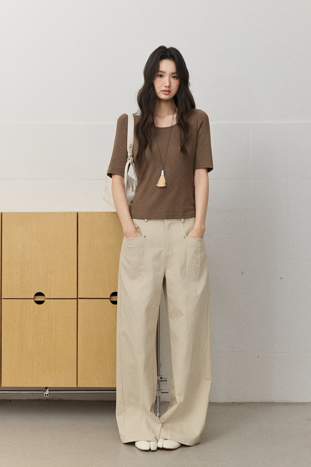 Mid-length Sleeve T-shirt for Women