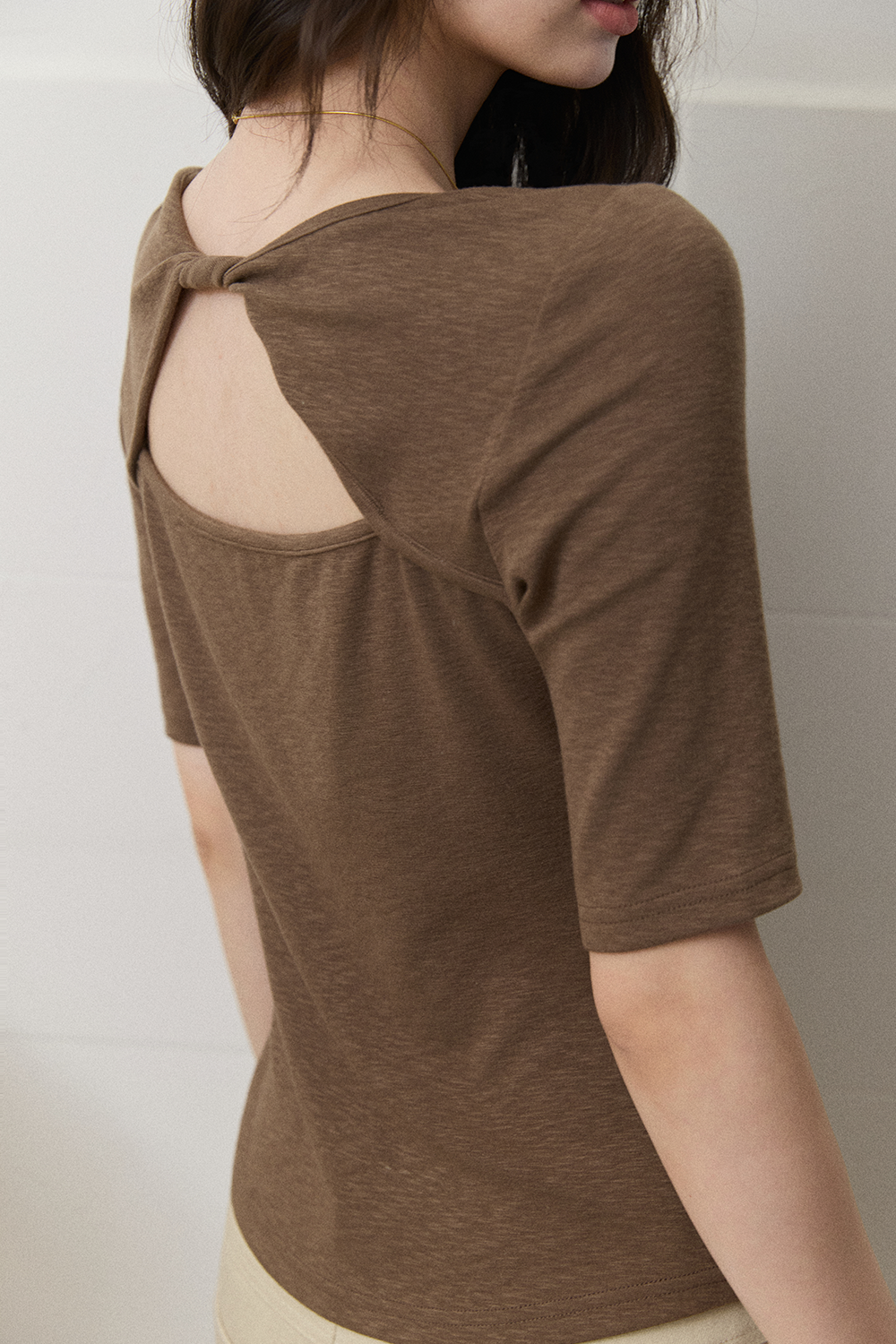 Mid-length Sleeve T-shirt for Women