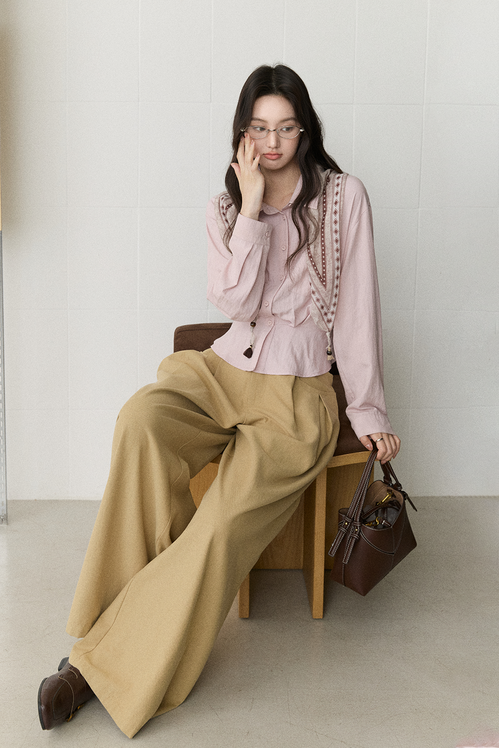 Shirts+Silk Scarf for Women