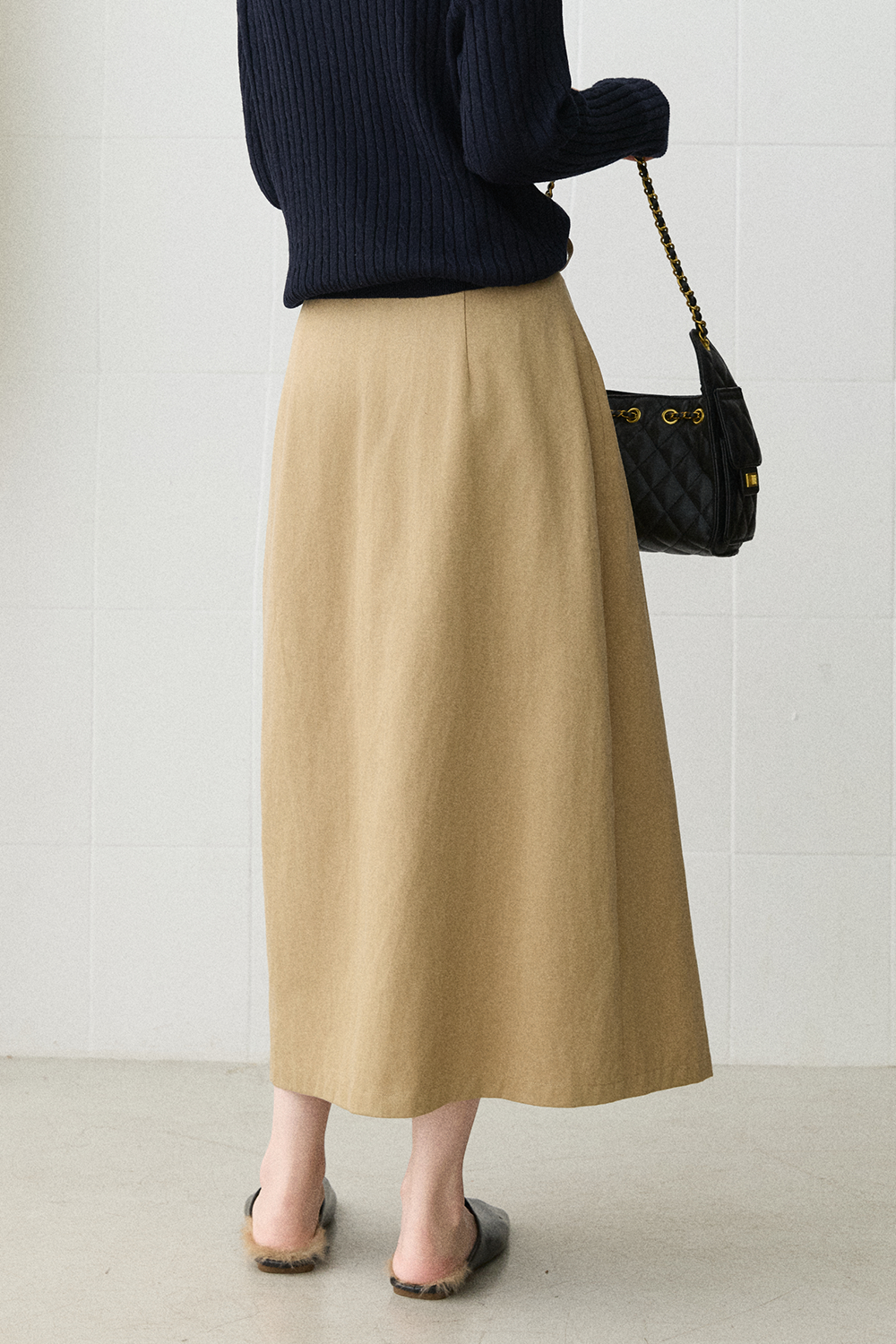 Maxi Skirt+Belt for Women MISHOW