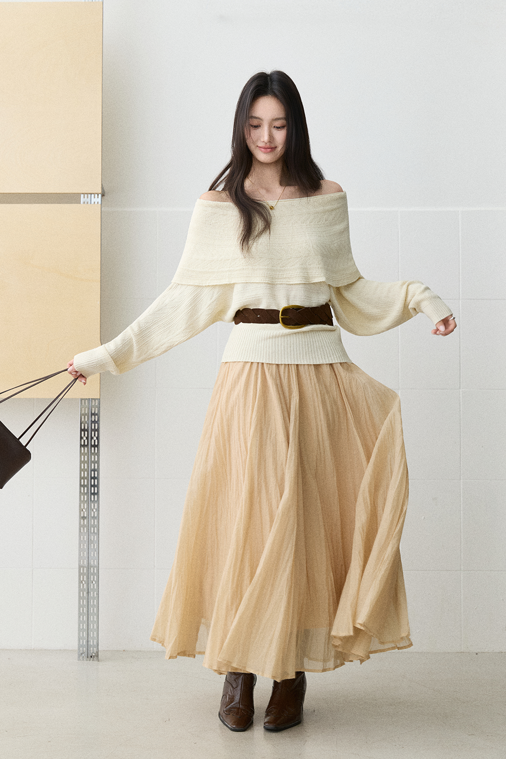 Maxi Skirt for Women MISHOW