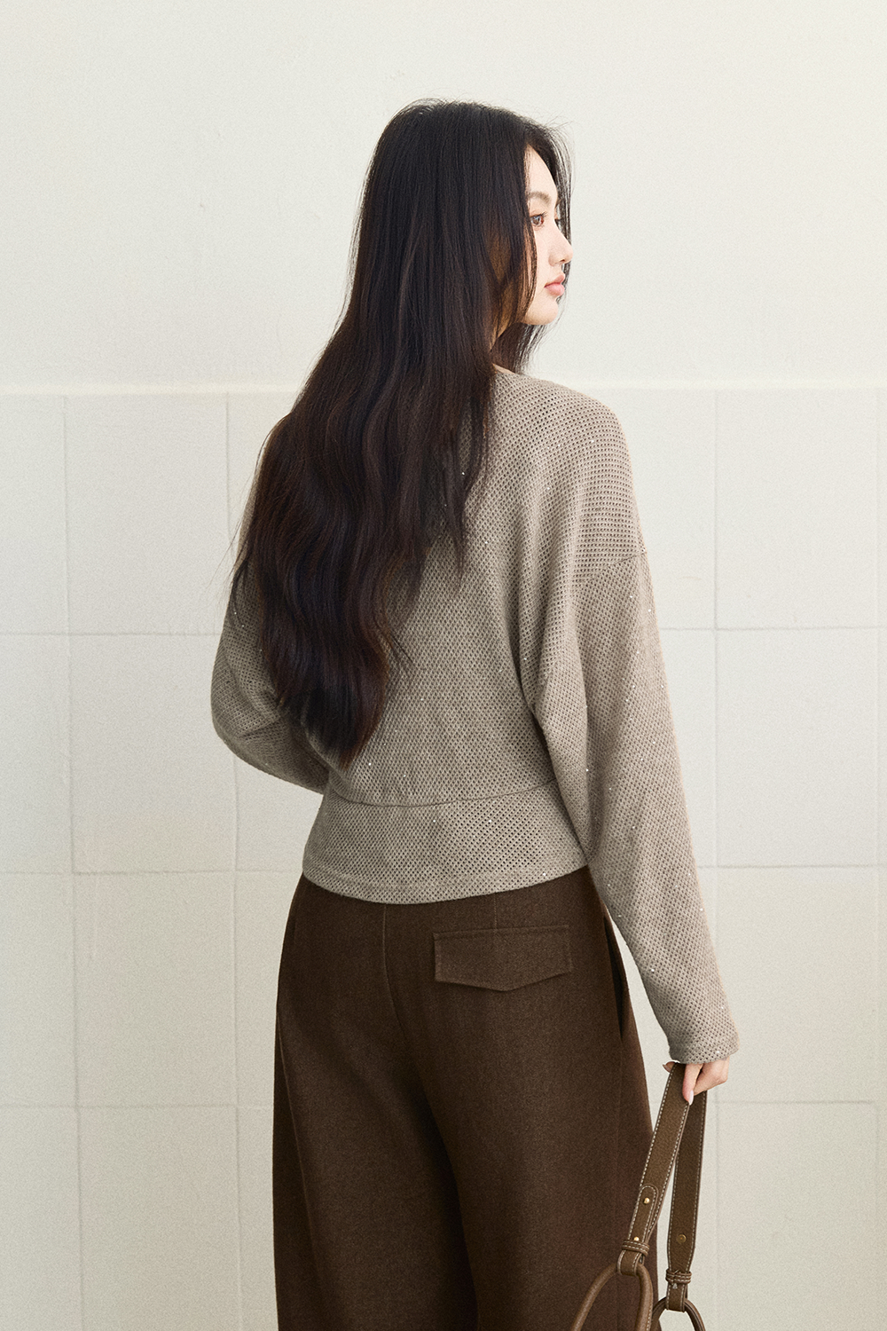 Knit Shirt+Camisole for Women MISHOW