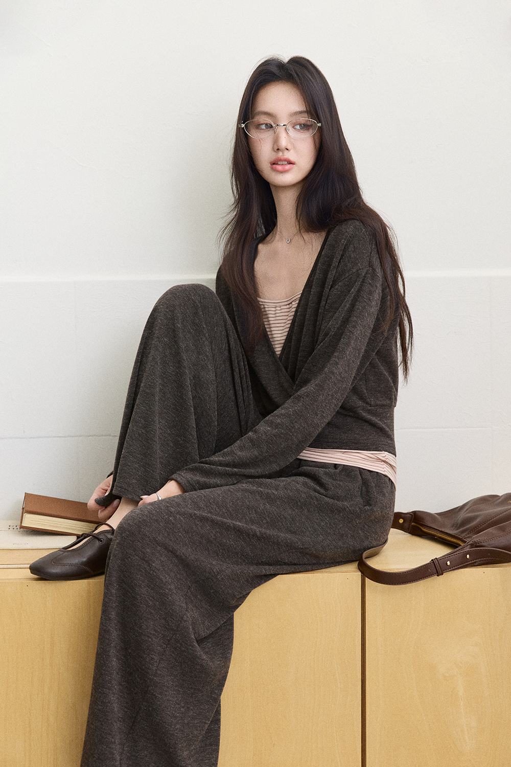 Knit Shirt and Pant Set MISHOW