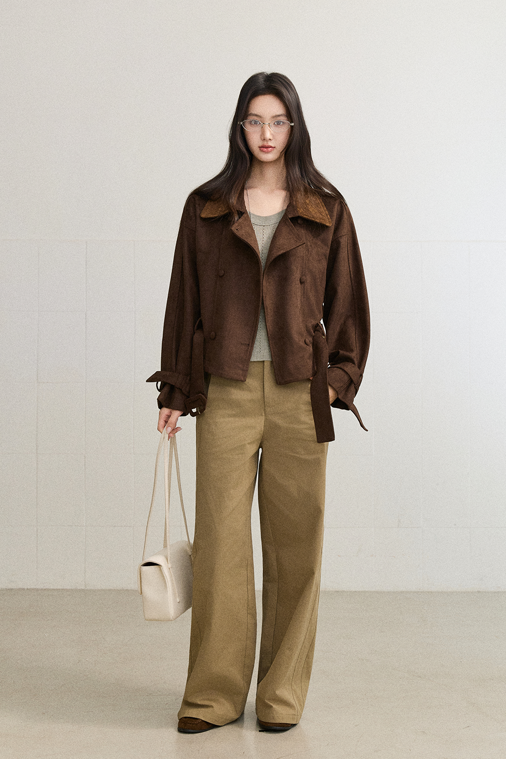 Coat+Belt for Women MISHOW