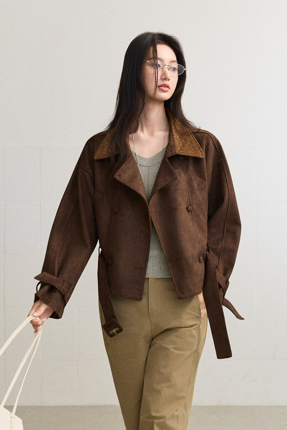 Coat+Belt for Women MISHOW
