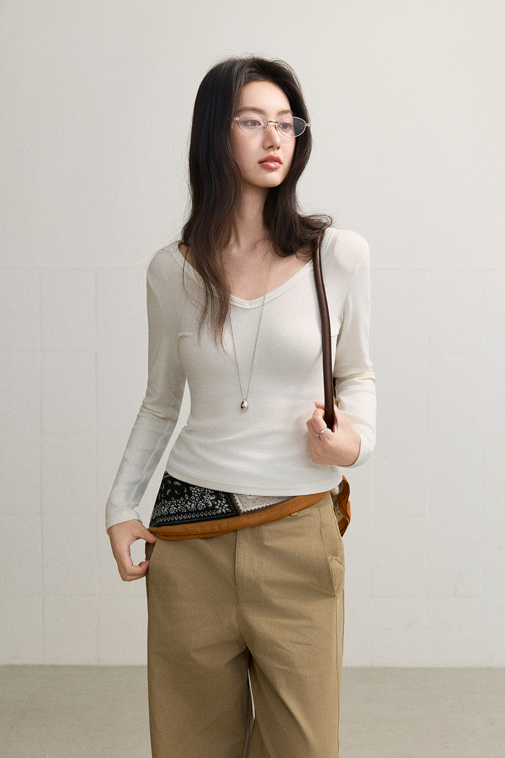 Long Sleeve T-shirt for Women MISHOW