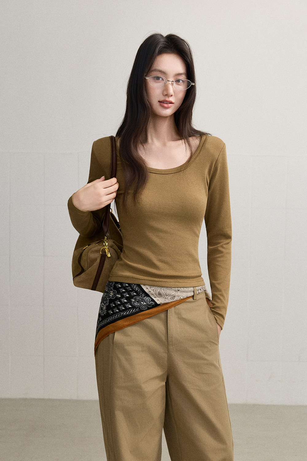 Long Sleeve T-shirt for Women MISHOW