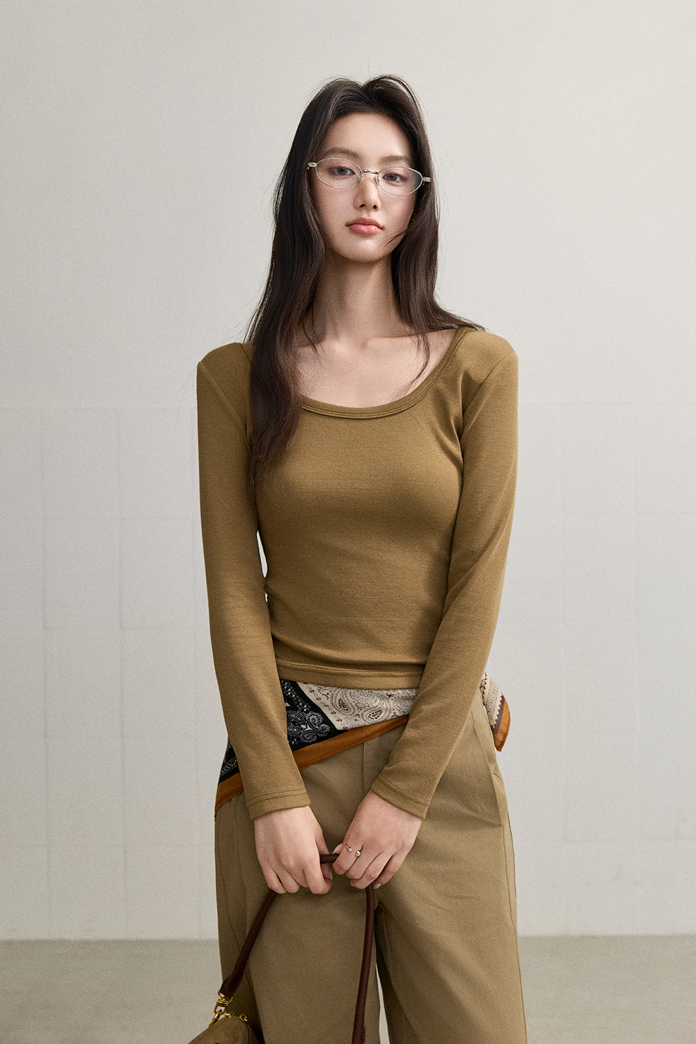 Long Sleeve T-shirt for Women MISHOW