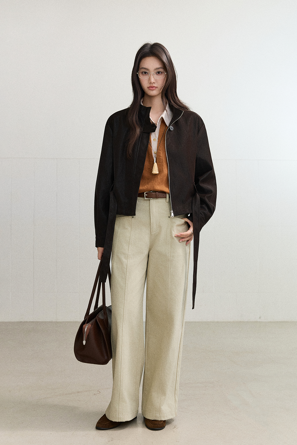 Coat+Belt for Women MISHOW