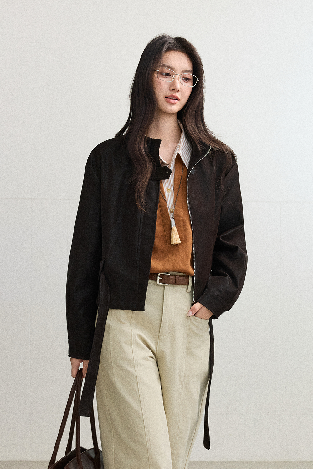 Coat+Belt for Women MISHOW