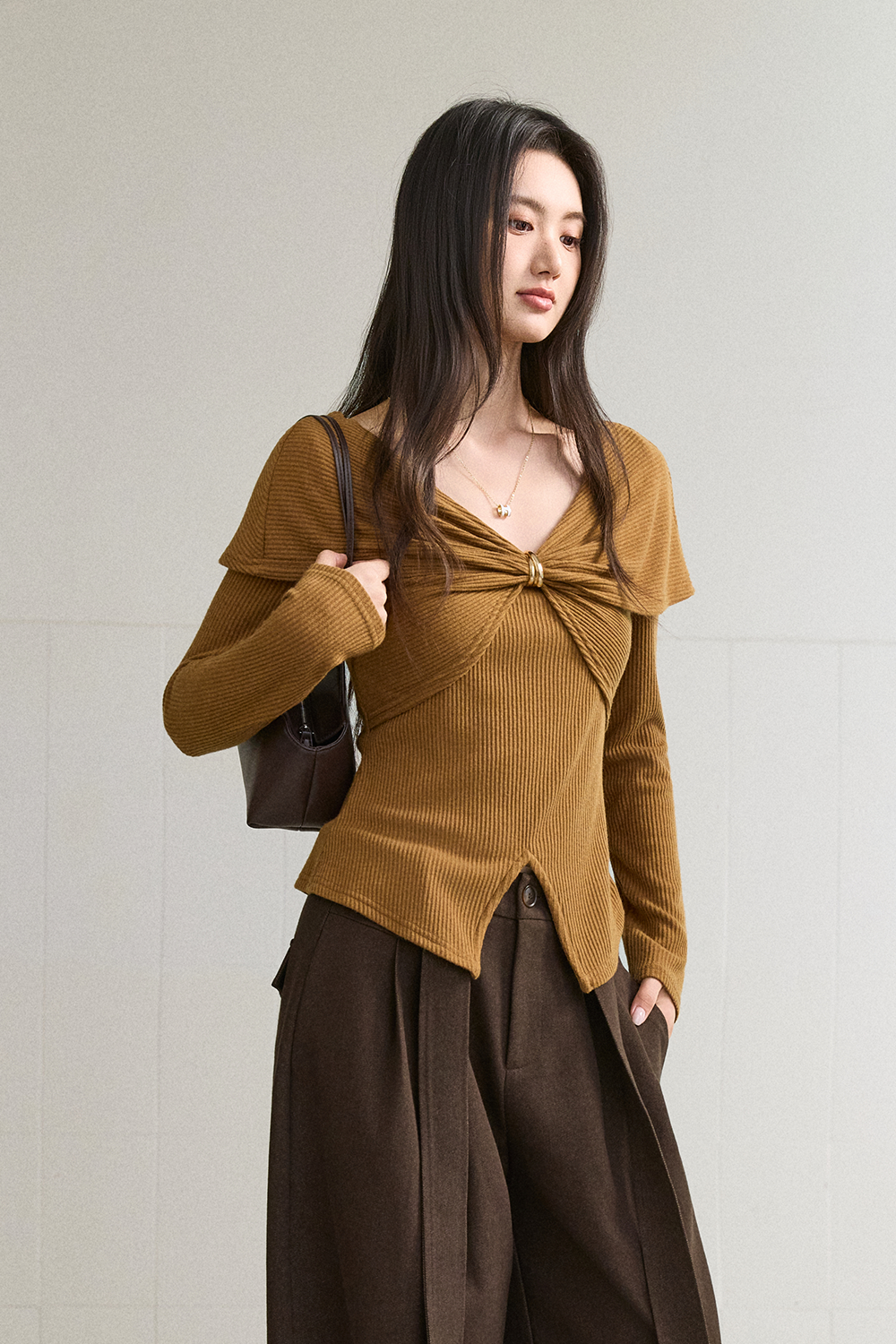 Knit Shirt for Women MISHOW