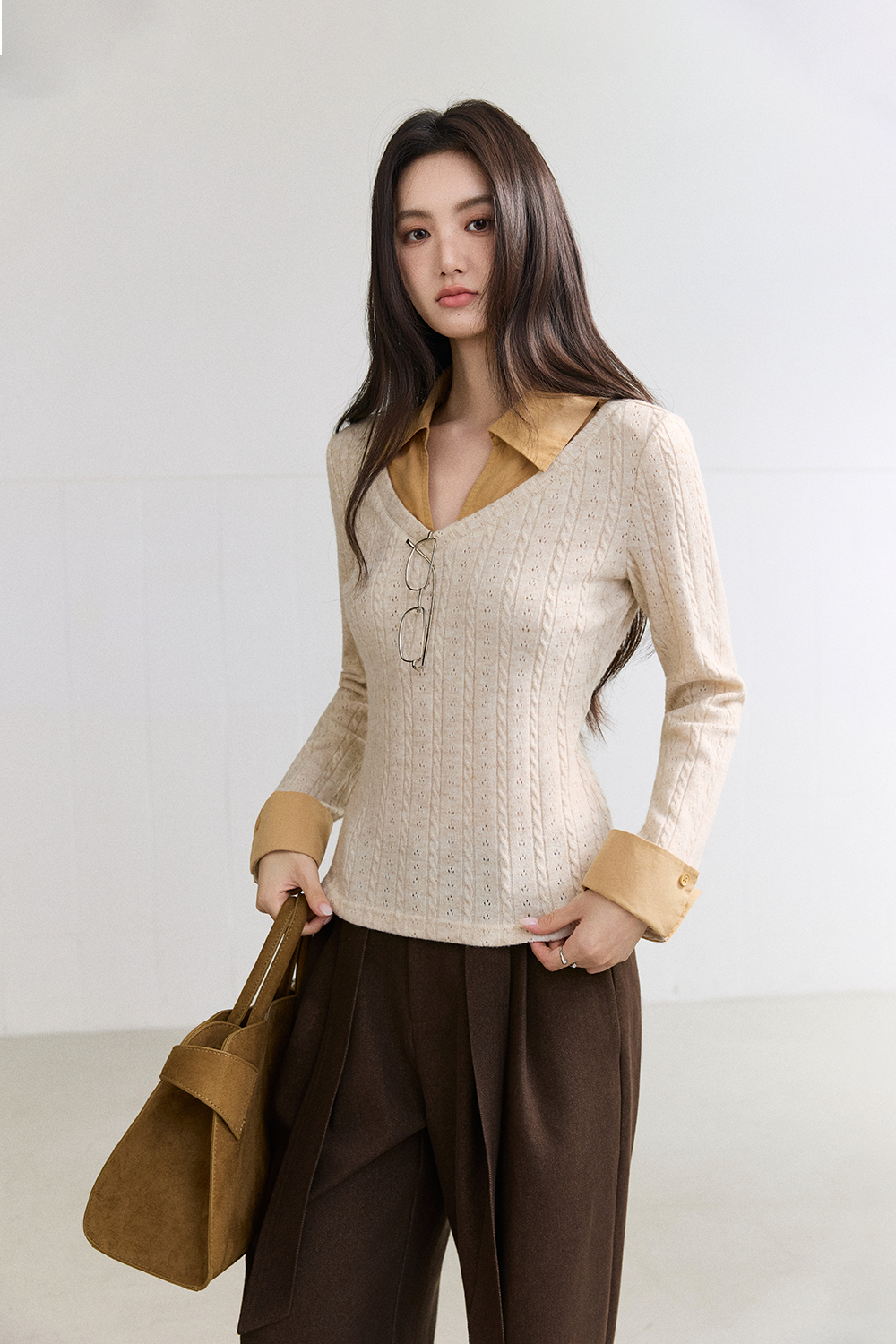 Knit Shirt for Women MISHOW