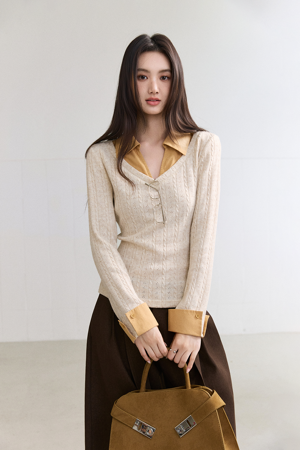 Knit Shirt for Women MISHOW