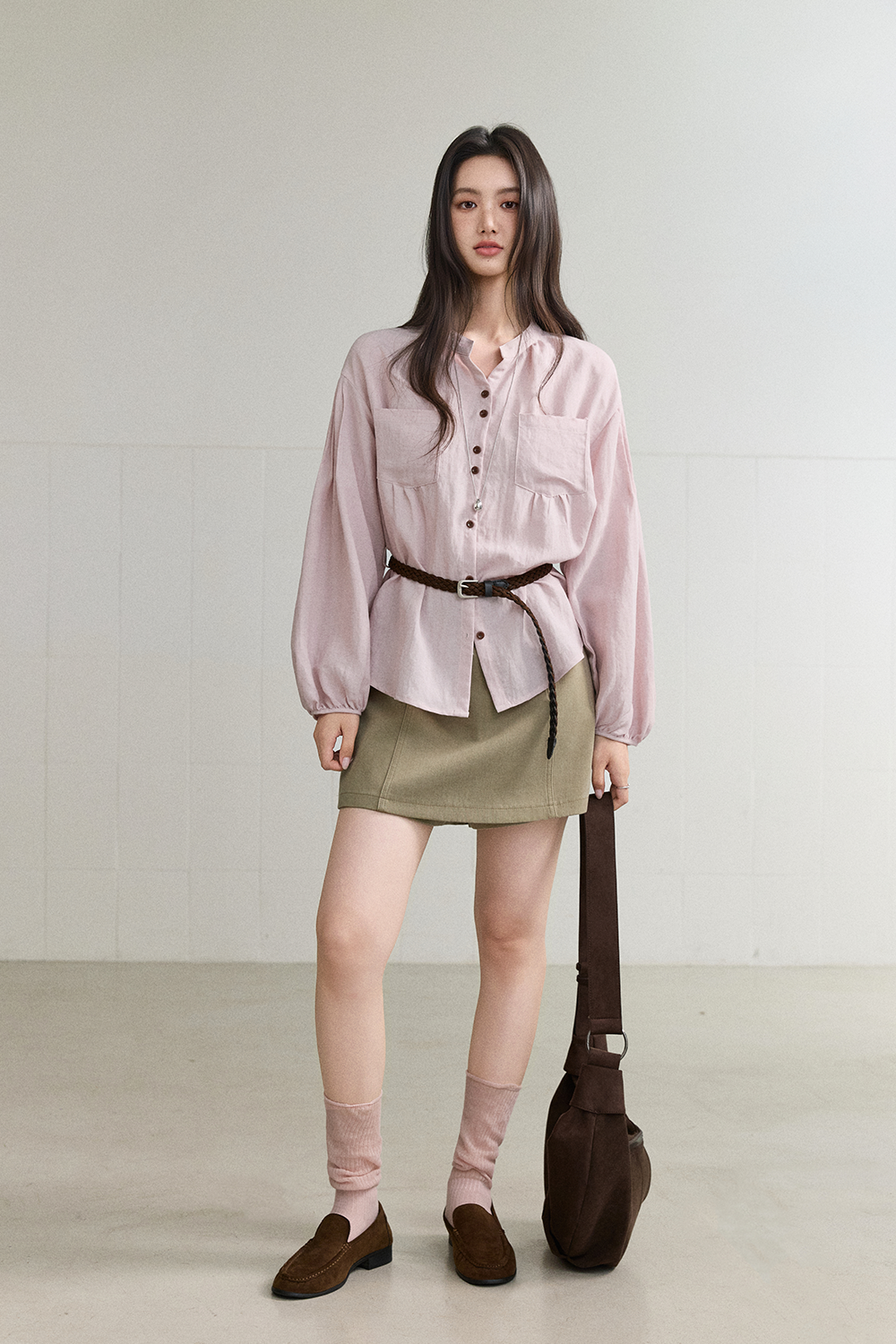 Shirts+Belt for Women MISHOW