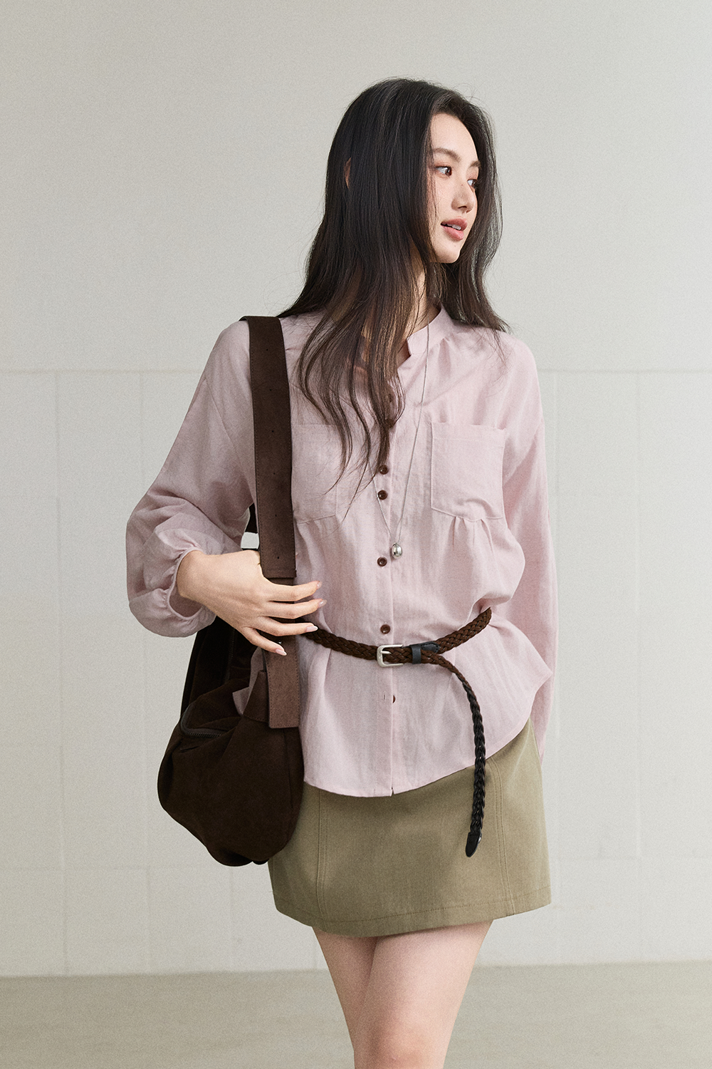 Shirts+Belt for Women MISHOW