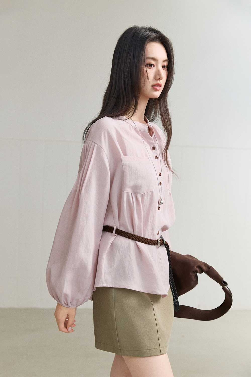 Shirts+Belt for Women MISHOW