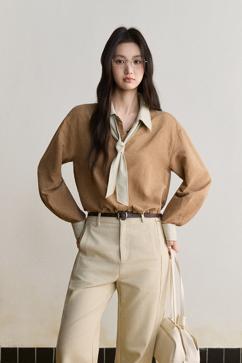 Shirts+Ribbon for Women MISHOW