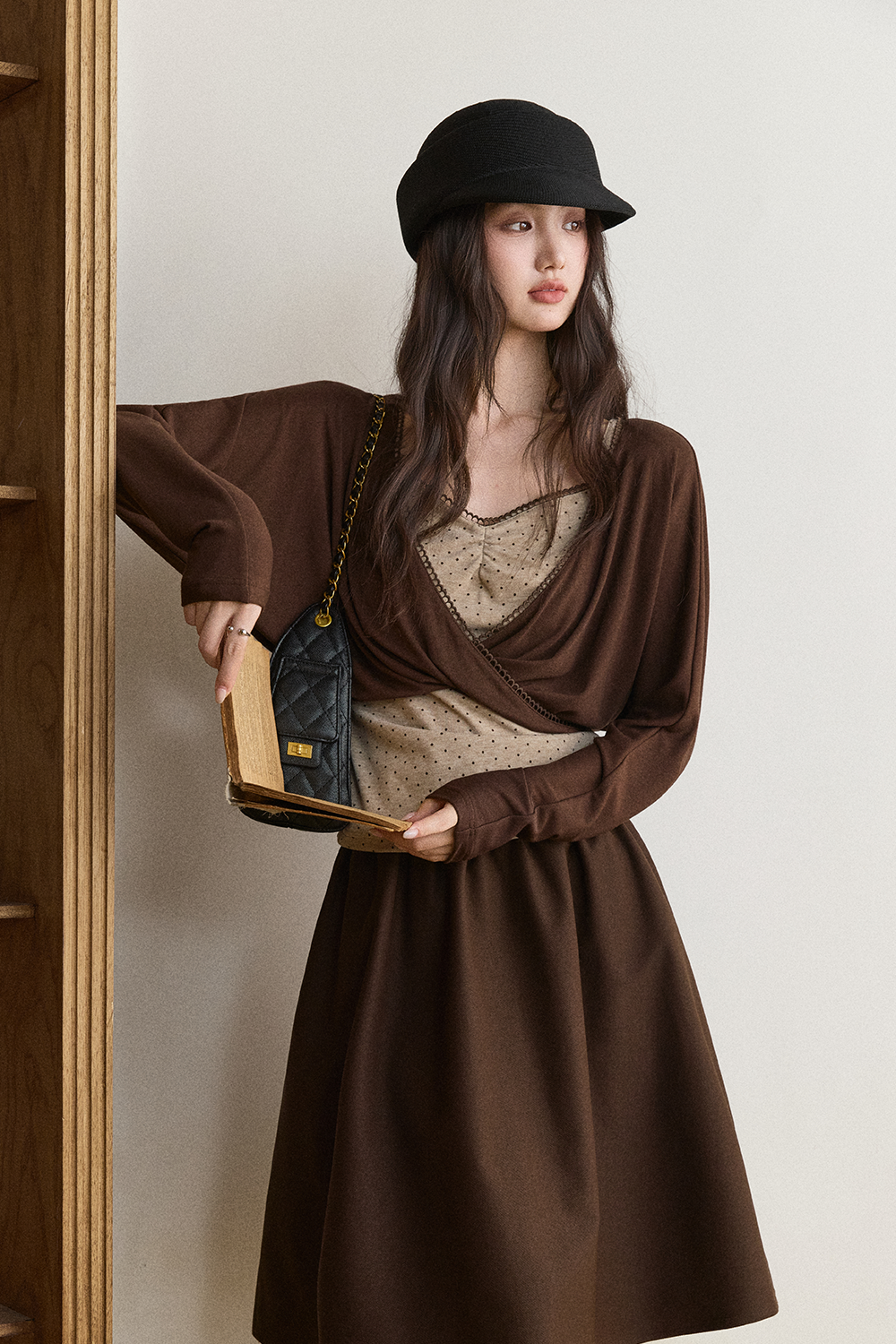 Knit Shirt+Camisole for Women MISHOW