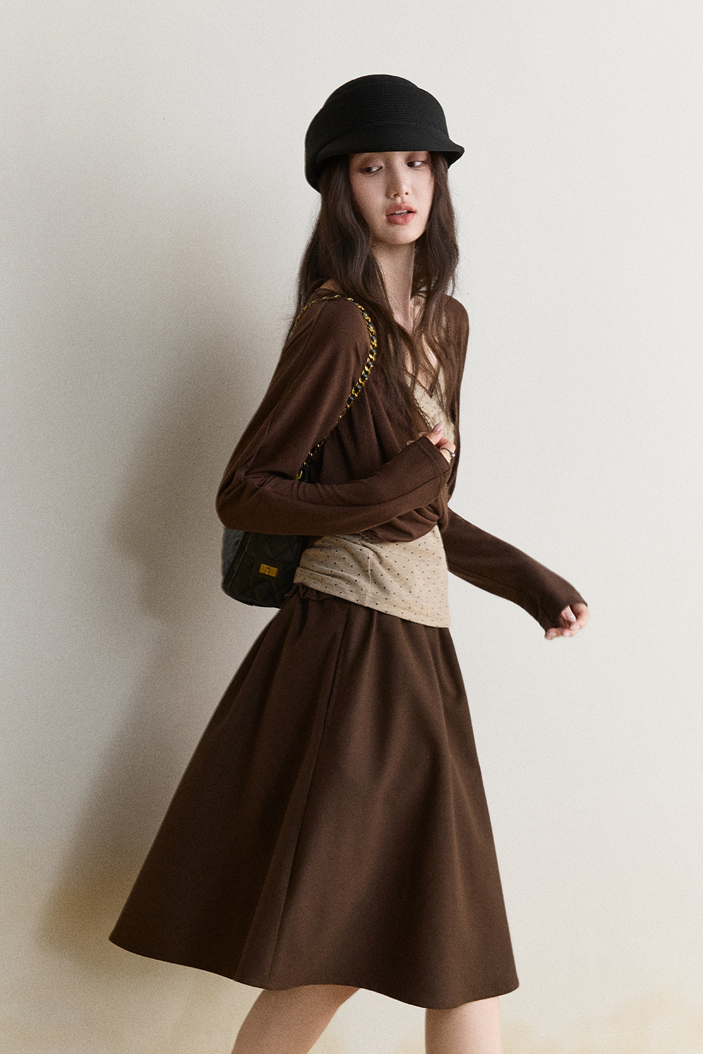 Knit Shirt+Camisole for Women MISHOW