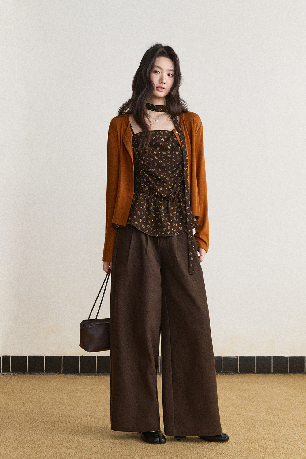 Knit Shirt+Camisole for Women MISHOW
