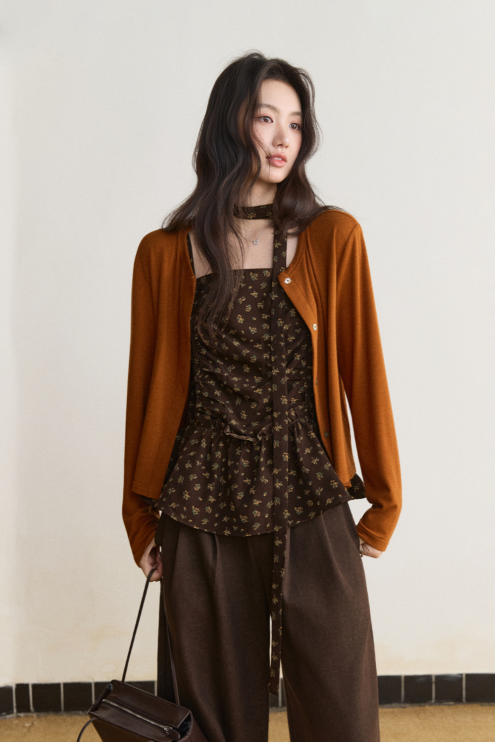 Knit Shirt+Camisole for Women MISHOW