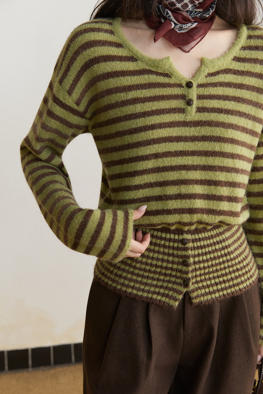 Knit Shirt for Women MISHOW