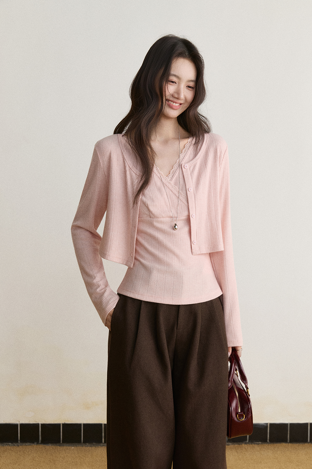 Cardigan + Camisole for Women MISHOW