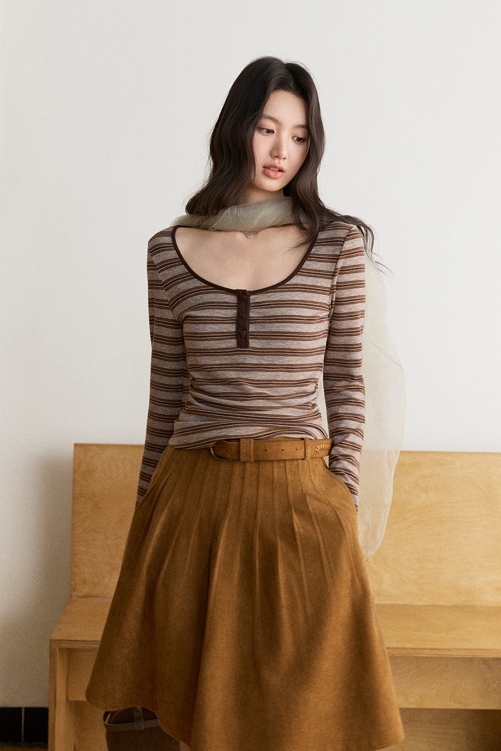 Long Sleeve T-shirt for Women MISHOW