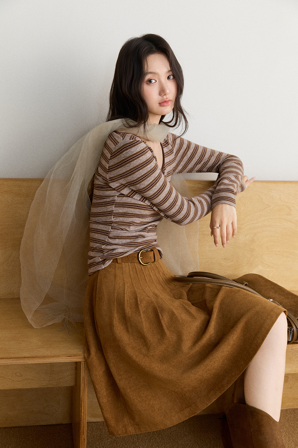 Long Sleeve T-shirt for Women MISHOW