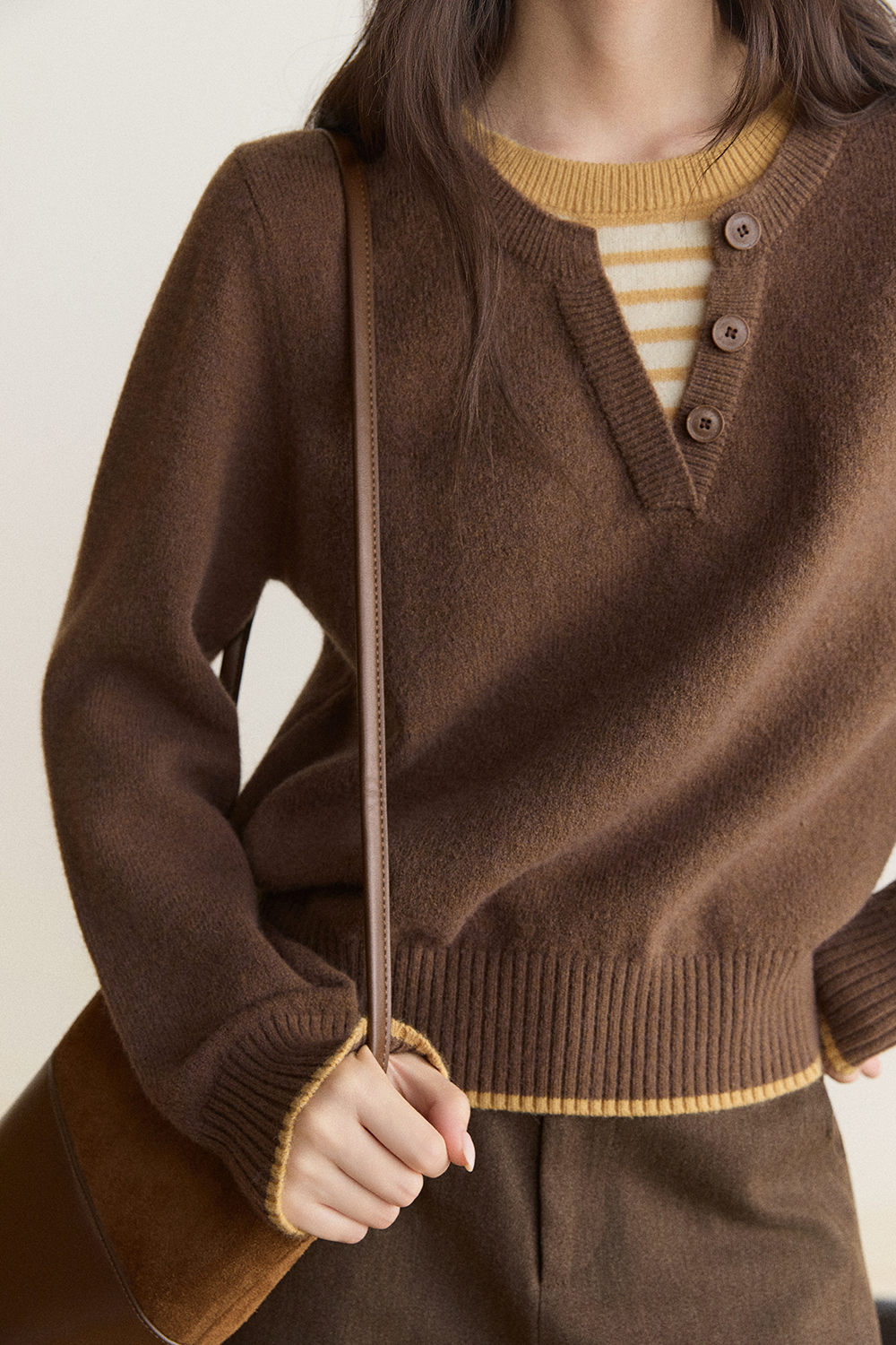 Knit Shirt for Women MISHOW