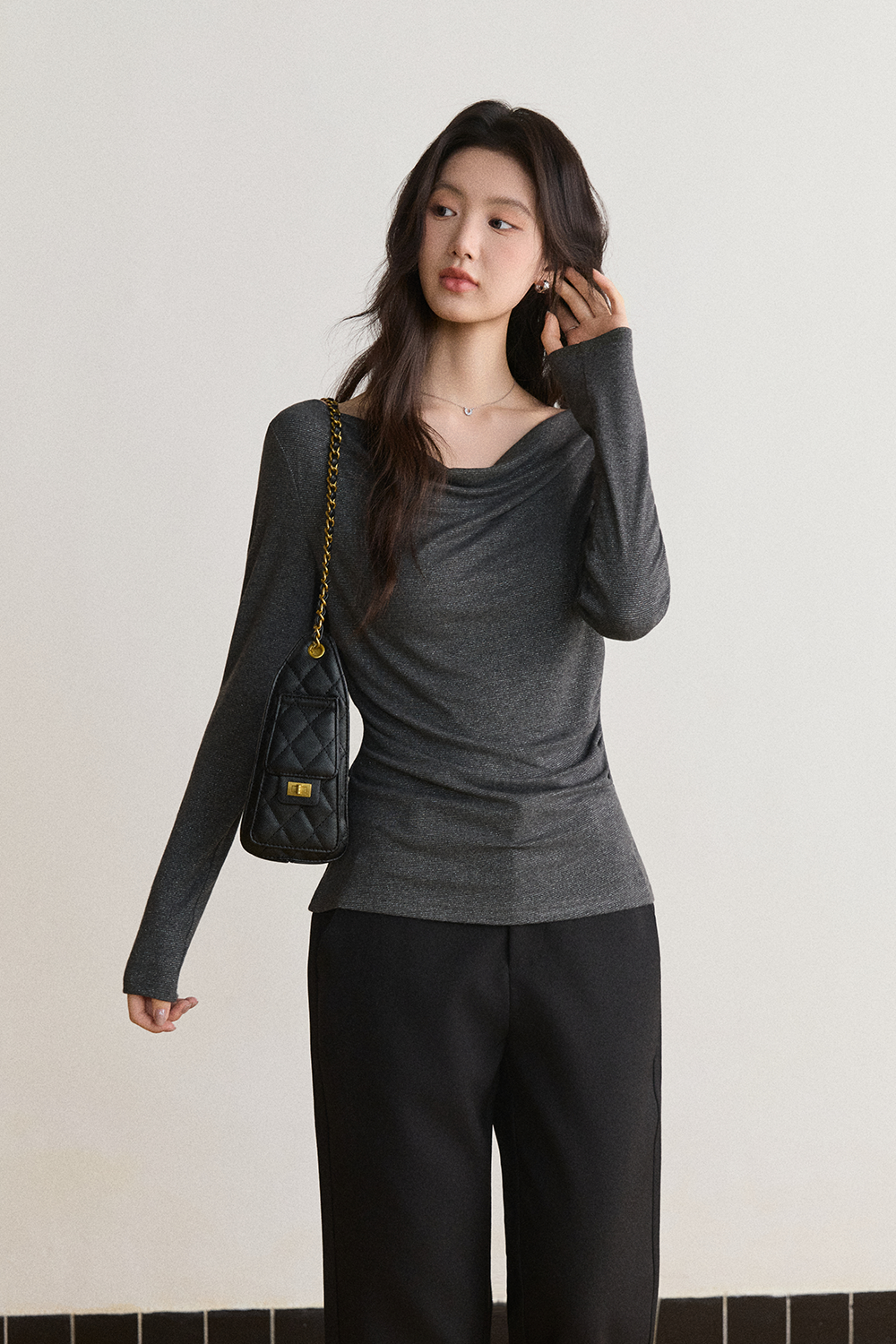 Long Sleeve T-shirt for Women MISHOW