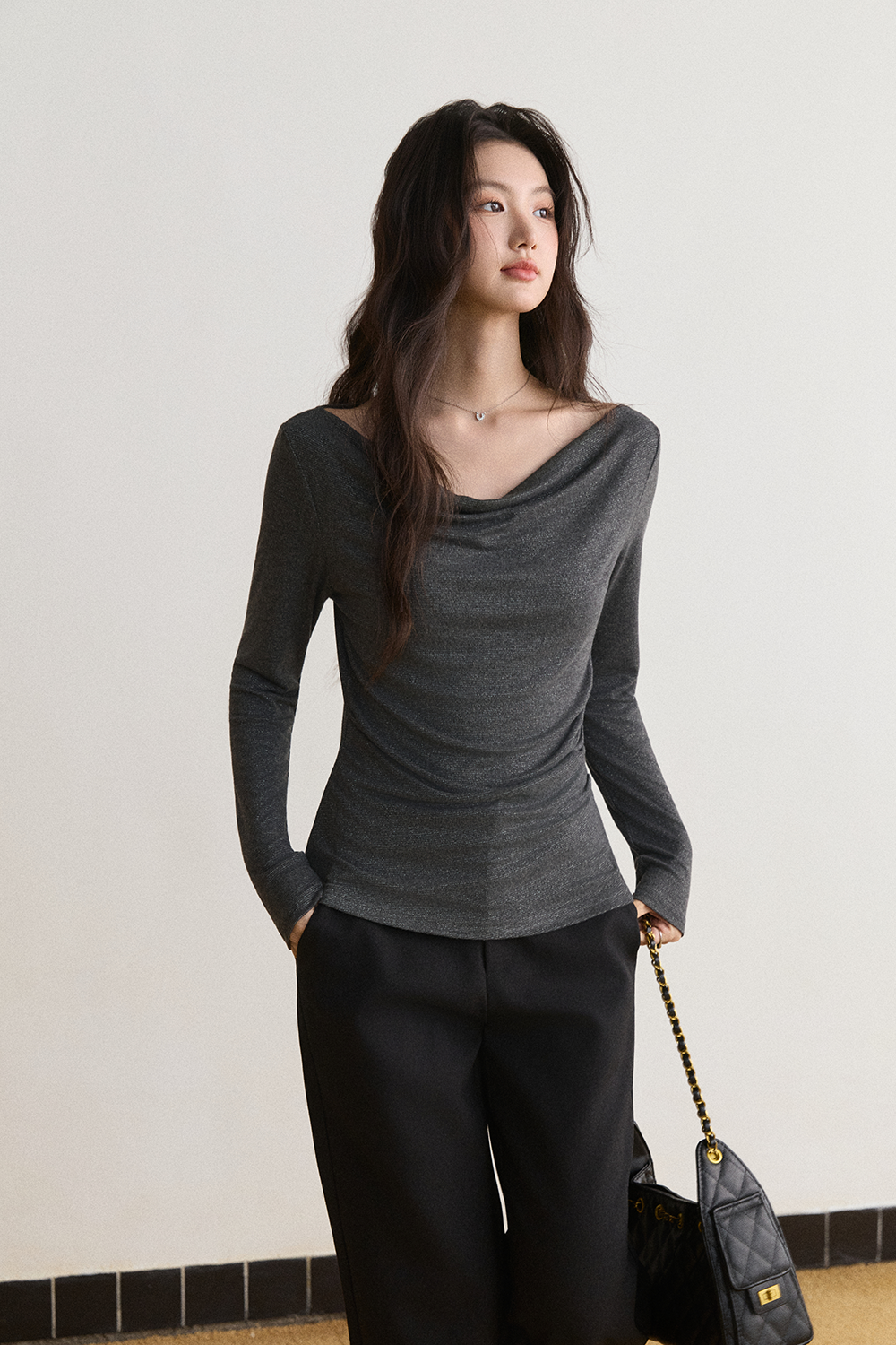 Long Sleeve T-shirt for Women MISHOW