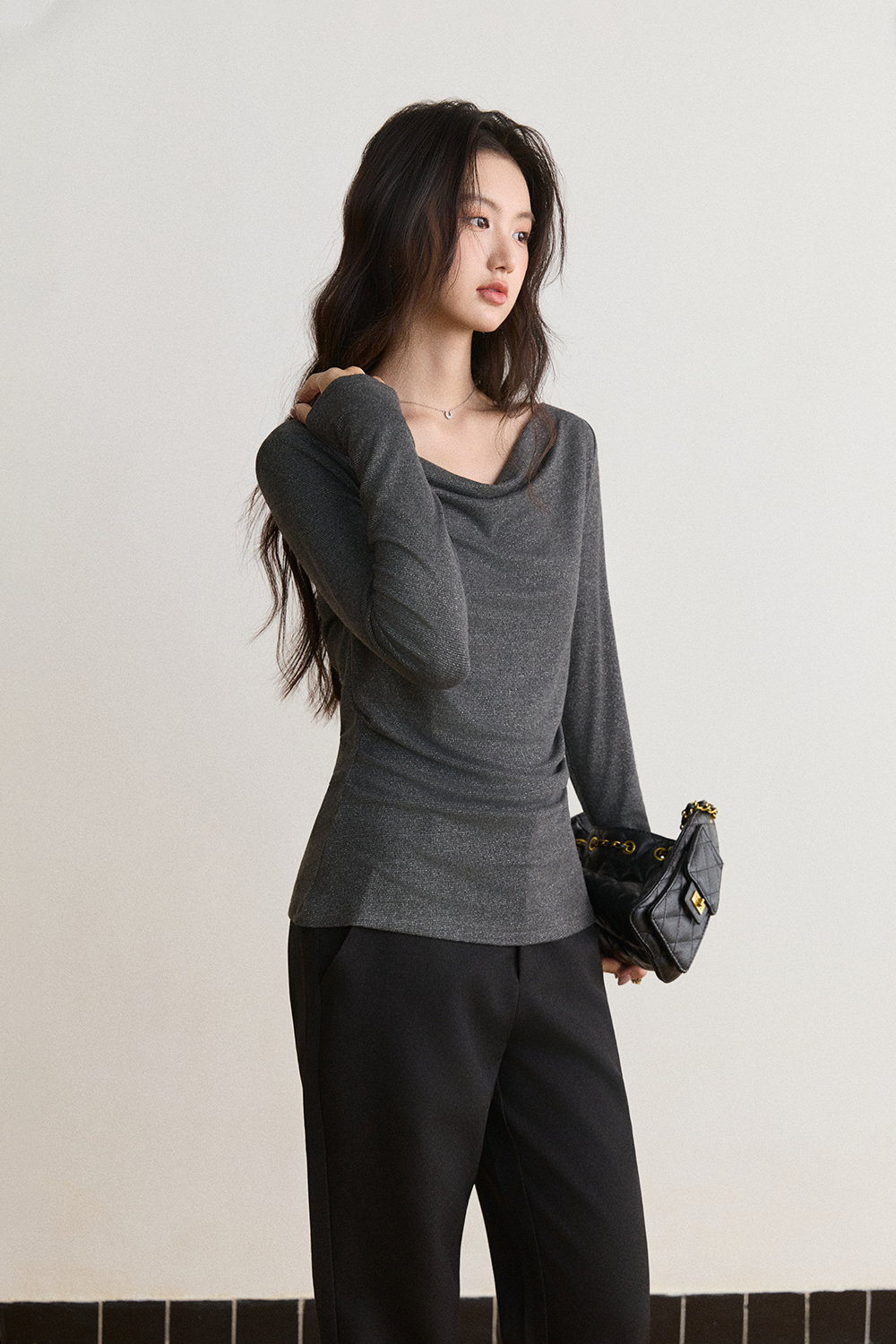 Long Sleeve T-shirt for Women MISHOW