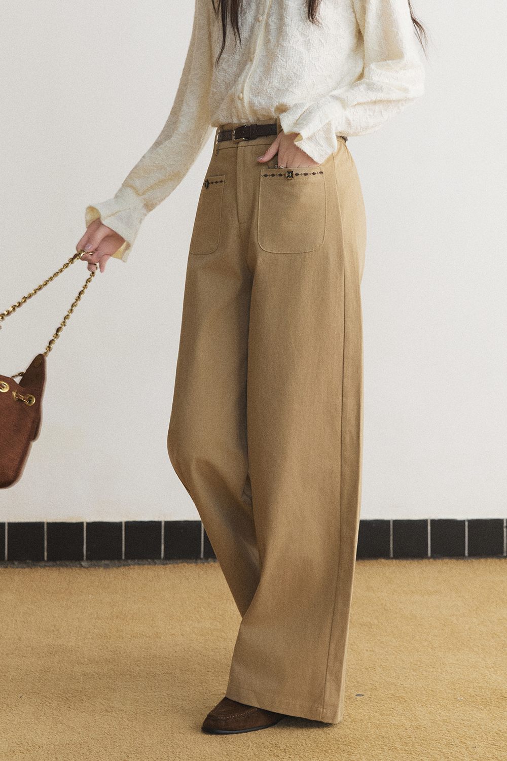 Straight-leg Pants for Women MISHOW