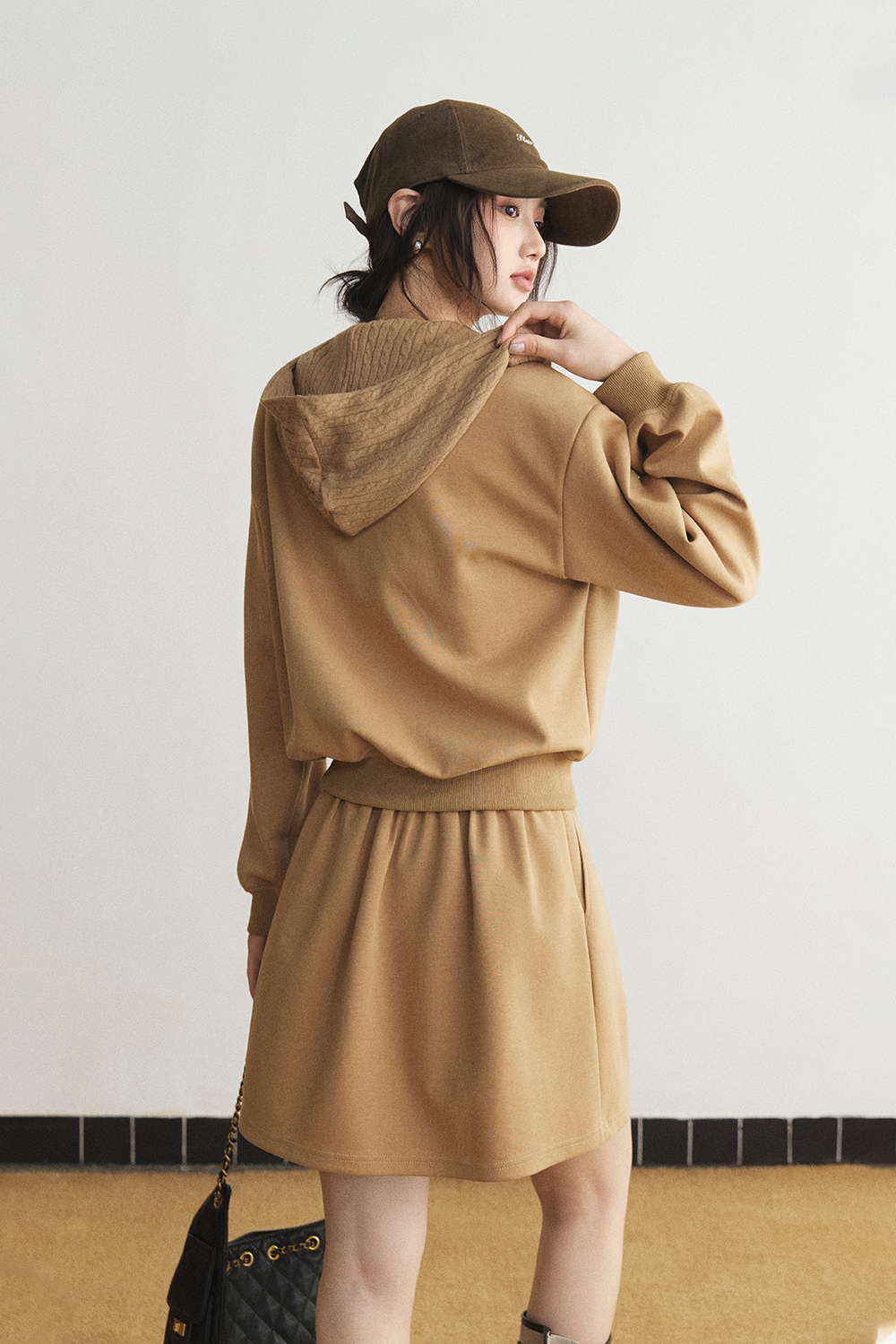 Hoodie and Skirt Set Sold Separately MISHOW