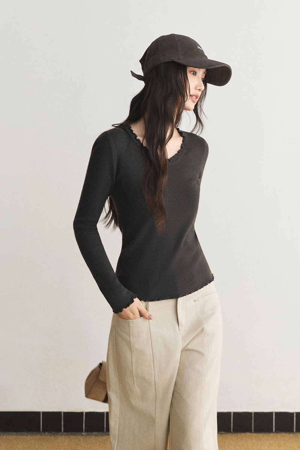 Long Sleeve T-shirt for Women MISHOW