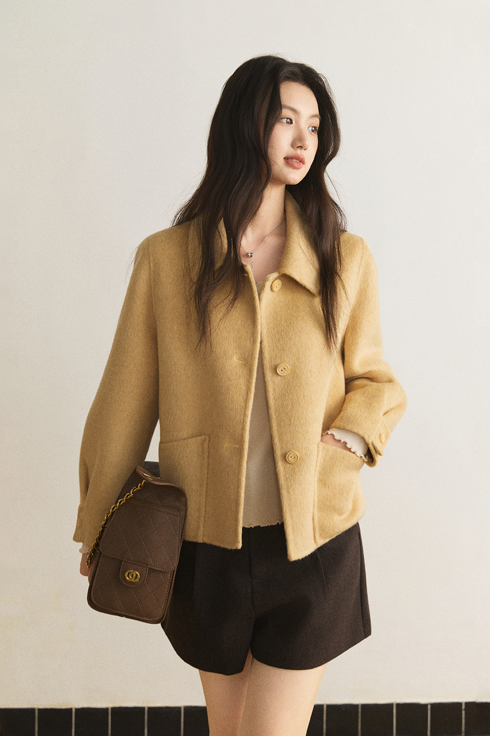 Coat+Belt for Women MISHOW
