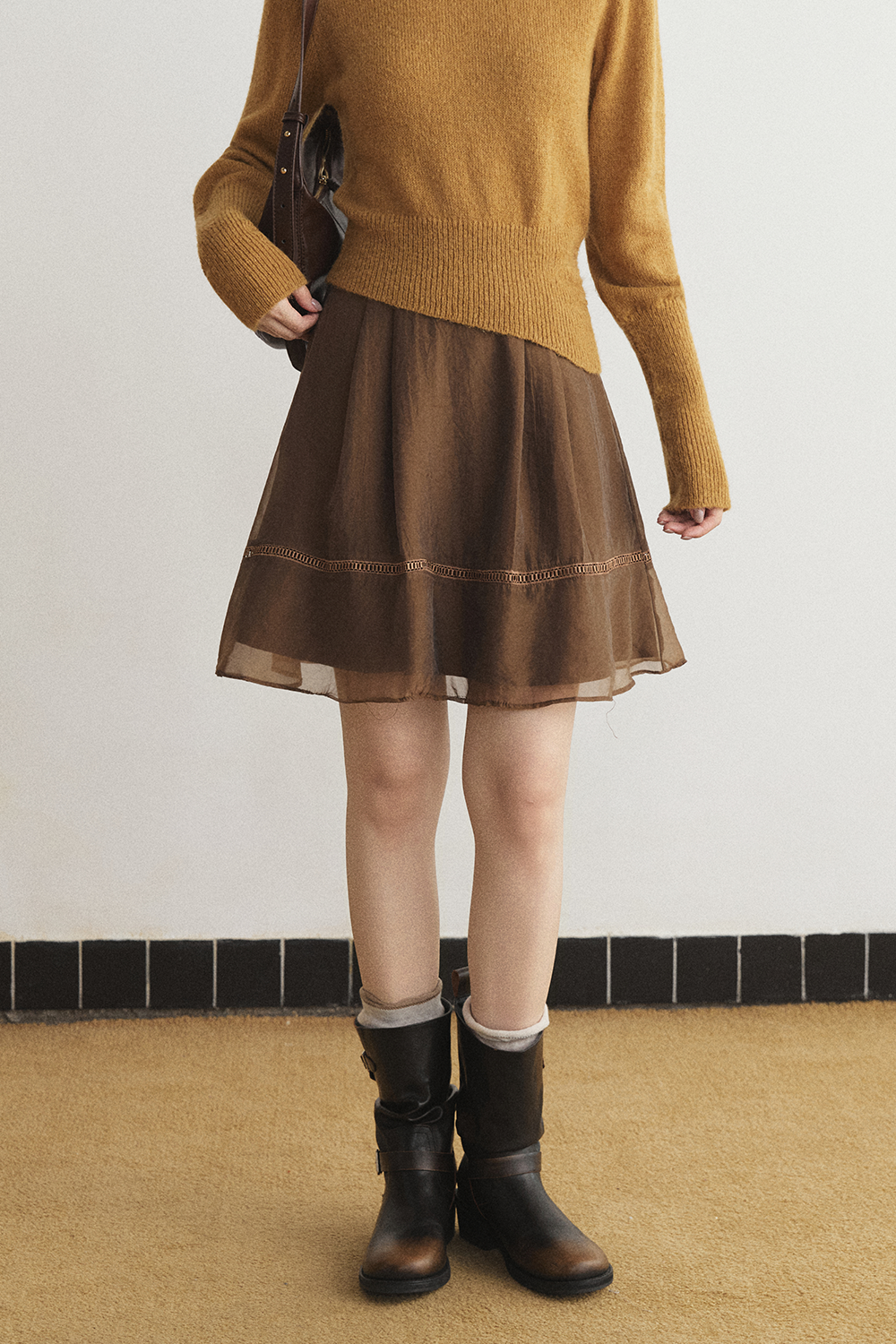 Midi Skirt for Women MISHOW
