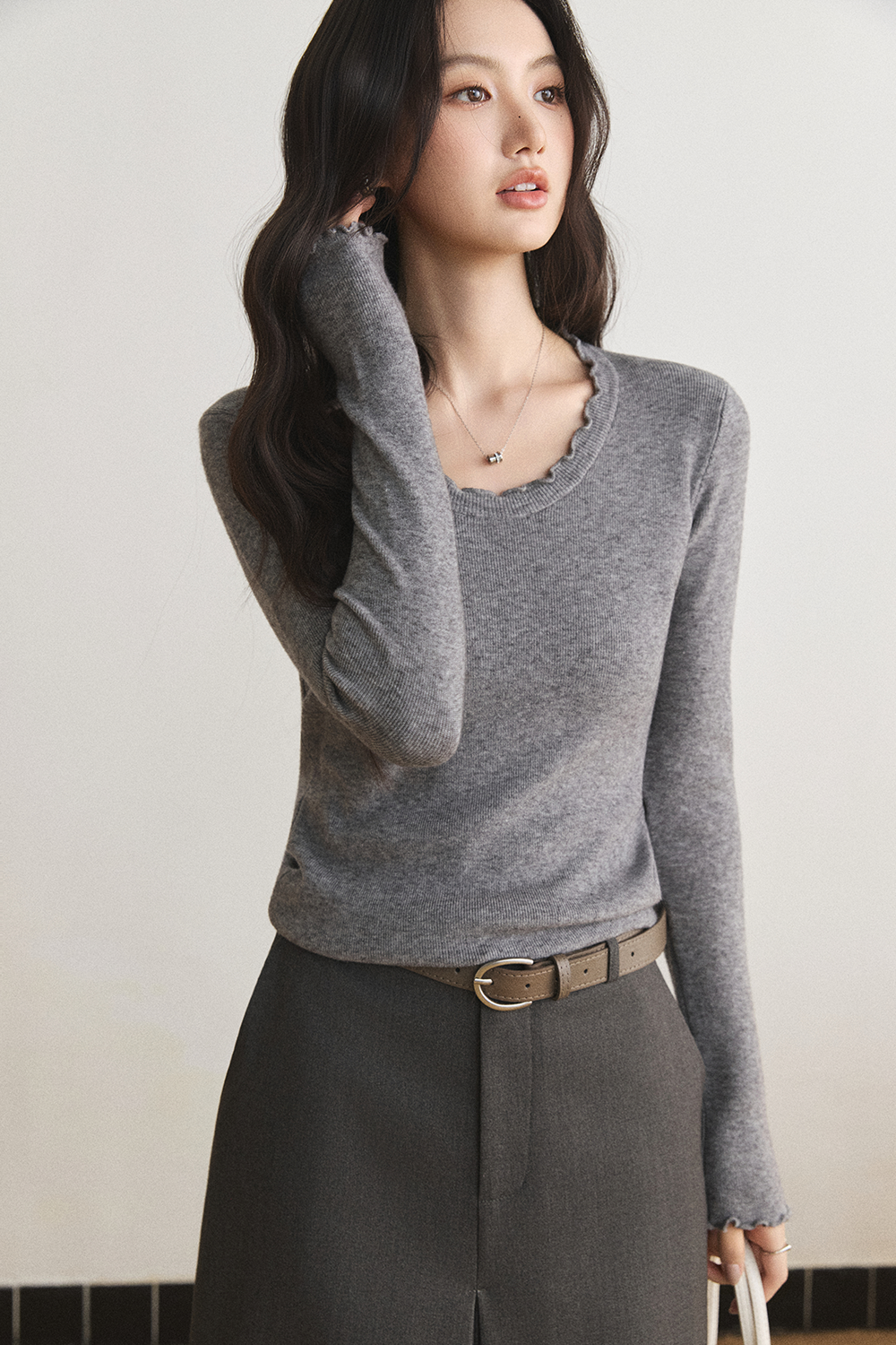 Long Sleeve T-shirt for Women MISHOW