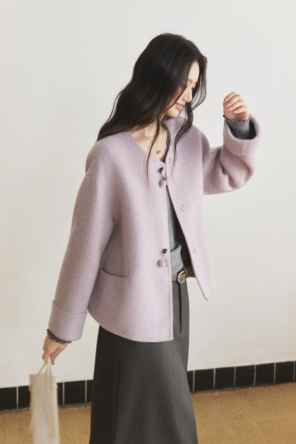 Woolen Coat for Women MISHOW