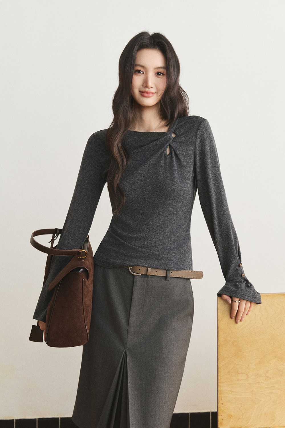 Long Sleeve T-shirt for Women MISHOW